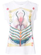 Chloé Printed Sleeveless T-shirt - White