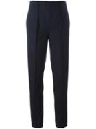 Kenzo Straight Leg Trousers, Women's, Size: 36, Blue, Polyester/virgin Wool