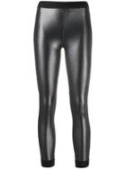 No Ka' Oi Contrast Slim-fit Leggings - 1 Black
