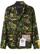 Martine Rose Camouflage Print Jacket - Green