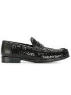 Dolce & Gabbana Sequinned Loafers - Black