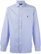 Polo Ralph Lauren Striped Shirt, Men's, Size: 17, Blue, Cotton