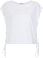 A.p.c. Three-quarters Sleeve Ruffled Blouse - White