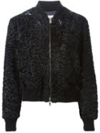 Givenchy Karakul Bomber Jacket, Women's, Size: 36, Black, Lamb Skin/polyamide/polyester/astrakhan