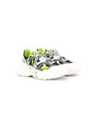 Cinzia Araia Kids Platform Lace-up Sneakers - White