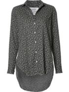 Frank & Eileen 'grayson' Blouse, Women's, Size: Large, Grey, Cotton