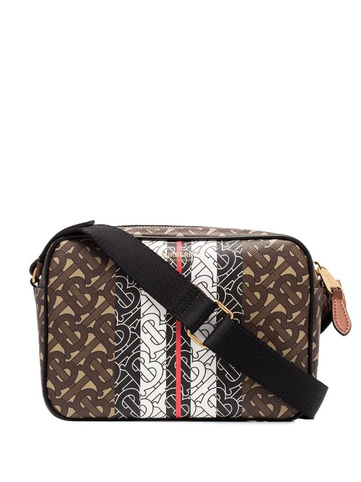 Burberry Paddy Monogram-logo Messenger Bag - Brown