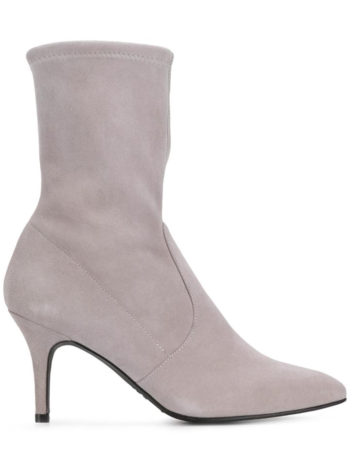Stuart Weitzman Cling Boots - Grey