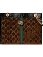 Gucci Rajah Large Tote - Brown