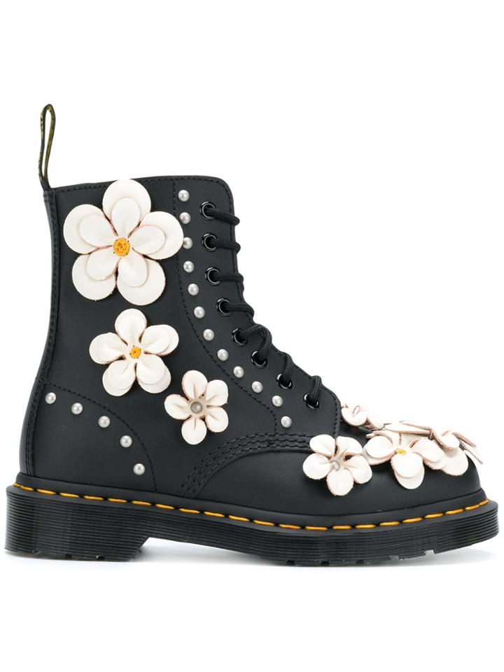 Dr. Martens Embellished Pascal Lace-up Boots - Black