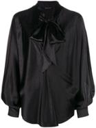 Alexandre Vauthier Oversized Blouse - Black