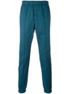 Marni Ankle Cuff Chino Trousers, Men's, Size: 44, Blue, Cotton