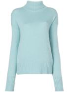 Lamberto Losani Loose Cashmere Jumper - Blue