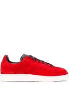 Y-3 Low Top Sneakers - Red