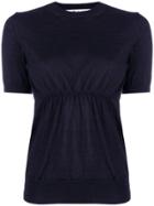 Comme Des Garçons Comme Des Garçons Short Sleeve Knitted Top - Blue