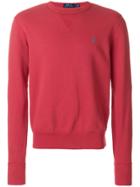 Polo Ralph Lauren Crewneck Logo Sweater - Red