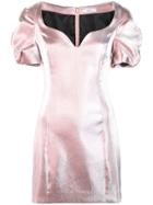 Area Puffball Mini Dress - Pink