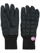 Canada Goose Logo Padded Gloves - Black