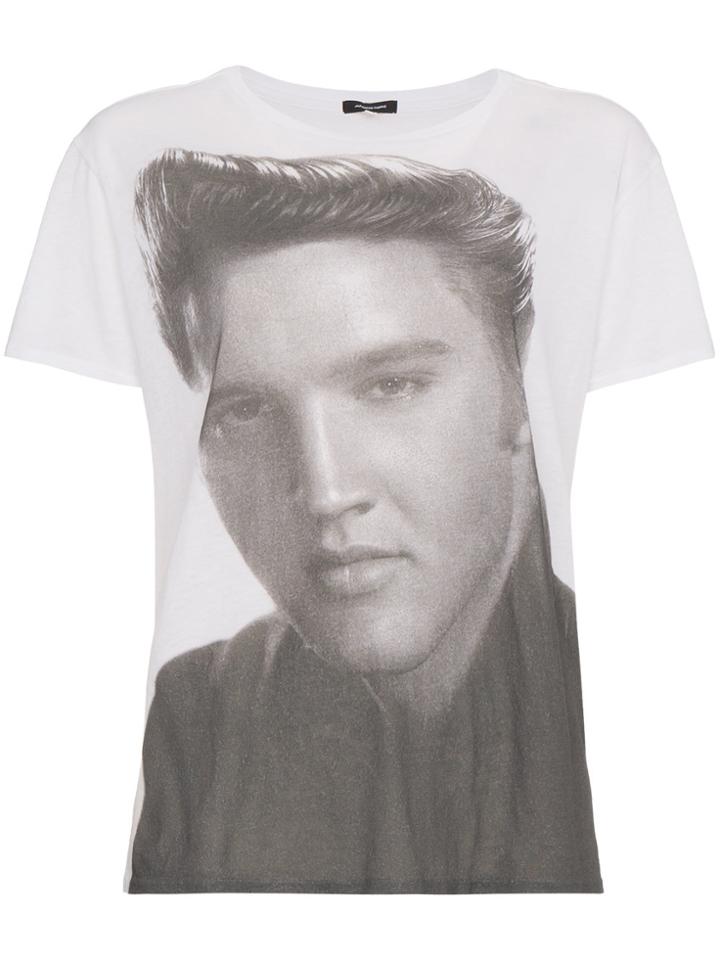 R13 Elvis Print T-shirt - White