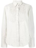 Zadig & Voltaire Crinkled Striped Shirt - White
