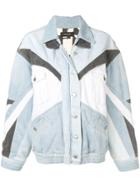 Isabel Marant Contrast Panel Denim Jacket - Blue