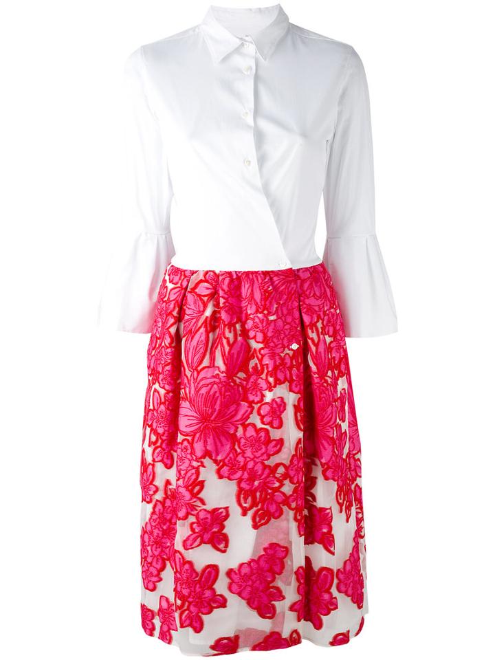 Sara Roka - Paris Shirt Dress - Women - Cotton/nylon/spandex/elastane - 44, White, Cotton/nylon/spandex/elastane