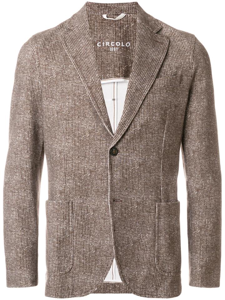 Circolo 1901 Fitted Blazer - Brown