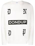 Dondup Logo Print Sweatshirt - White