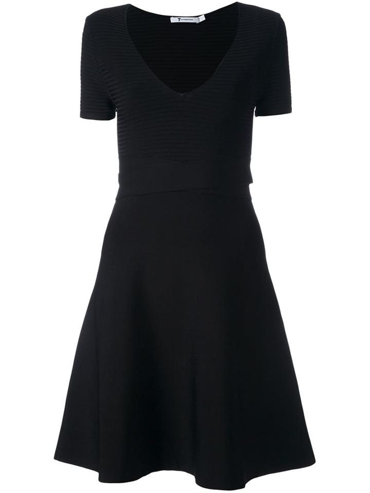 T By Alexander Wang Crisscross Waist Dress