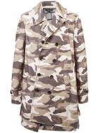 Comme Des Garçons Homme Plus Camouflage Double-breasted Coat - Green