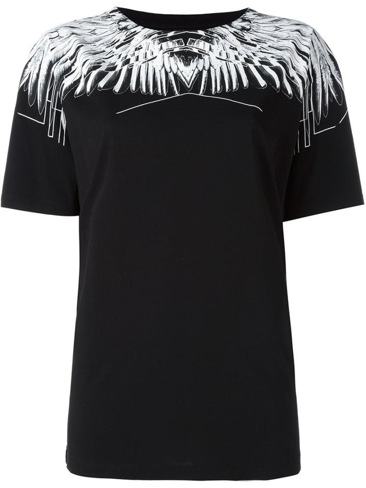 Marcelo Burlon County Of Milan 'paloma' T-shirt, Women's, Size: Xs, Black, Cotton