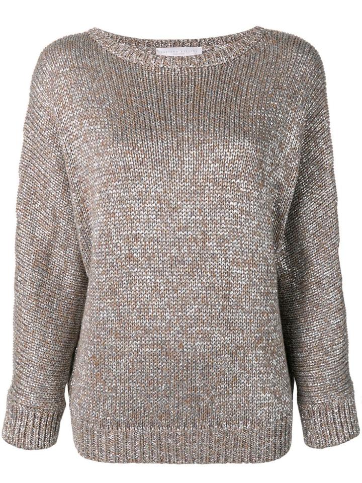 Fabiana Filippi Metallic Knitted Sweater