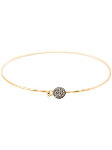 Mathilde Danglade Coin Diamond Bangle, Women's, Metallic