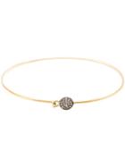 Mathilde Danglade Coin Diamond Bangle, Women's, Metallic