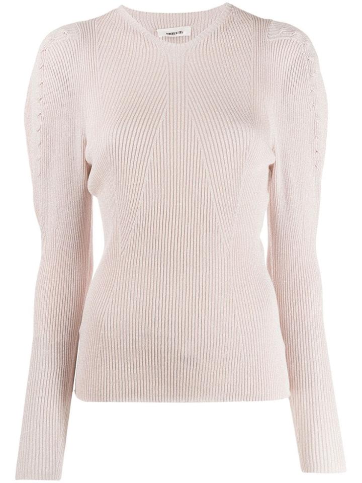 Circus Hotel Ribbed Knit Sweater - Neutrals