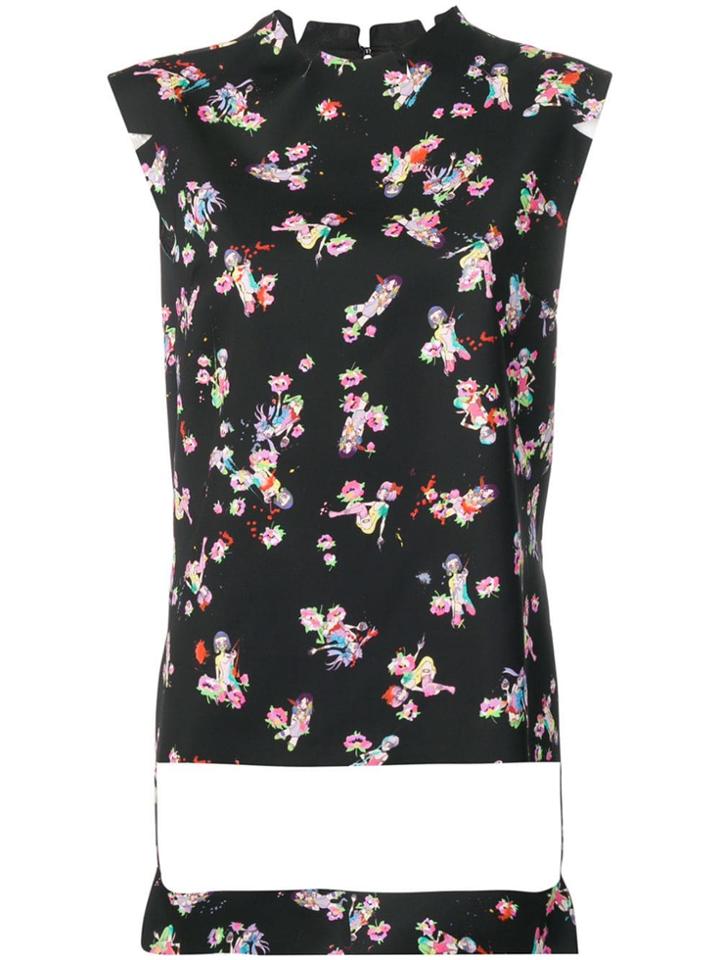 Maison Margiela Cartoon Print Top - Black