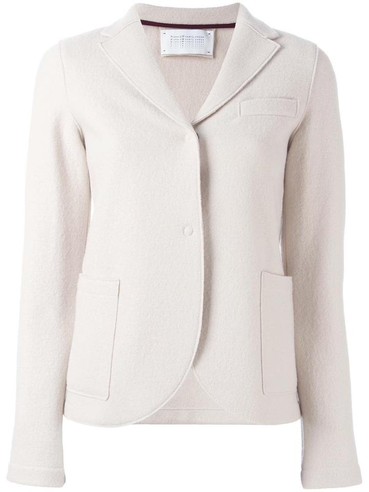 Harris Wharf London Two Button Blazer, Women's, Size: 42, Nude/neutrals, Virgin Wool