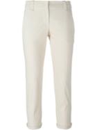 Brunello Cucinelli Turn-up Hem Cropped Trousers