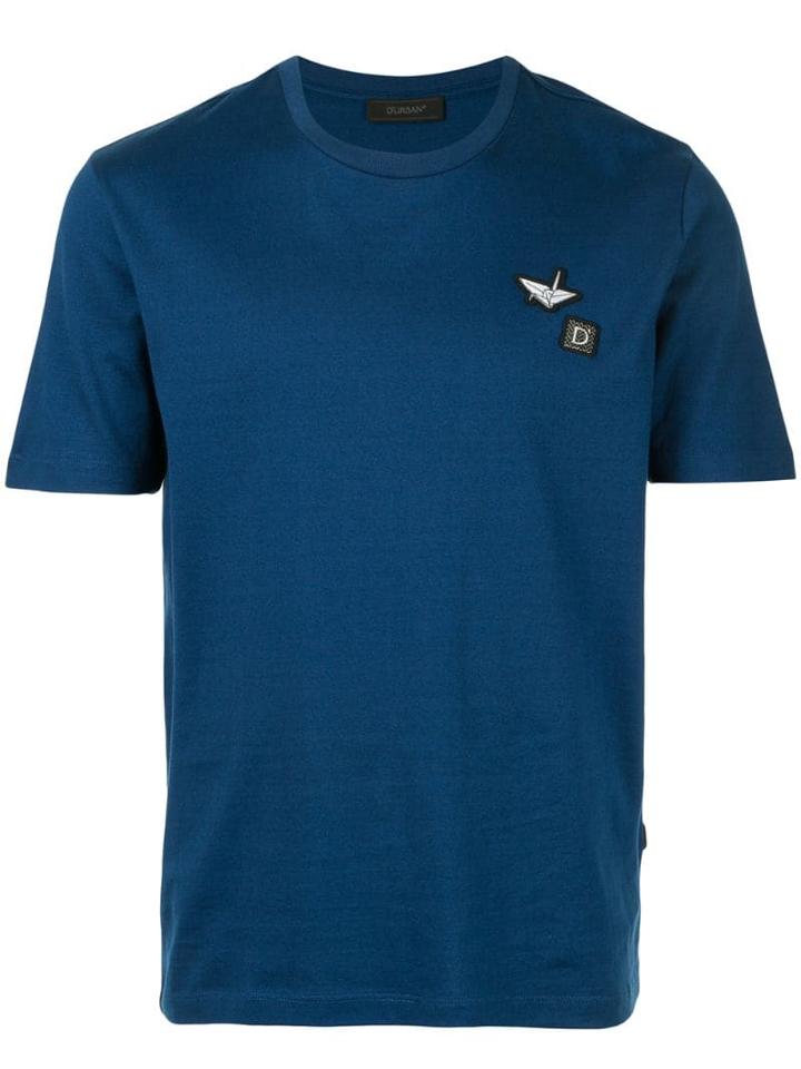 D'urban Patch Detail T-shirt - Blue