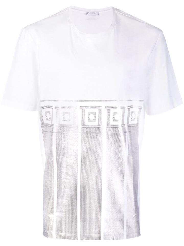 Versace Collection Geometric Pillar T-shirt - White