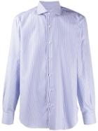 Barba Striped Long-sleeve Shirt - Blue
