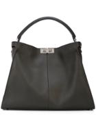 Fendi Peekaboo X-lite Tote Bag - Black