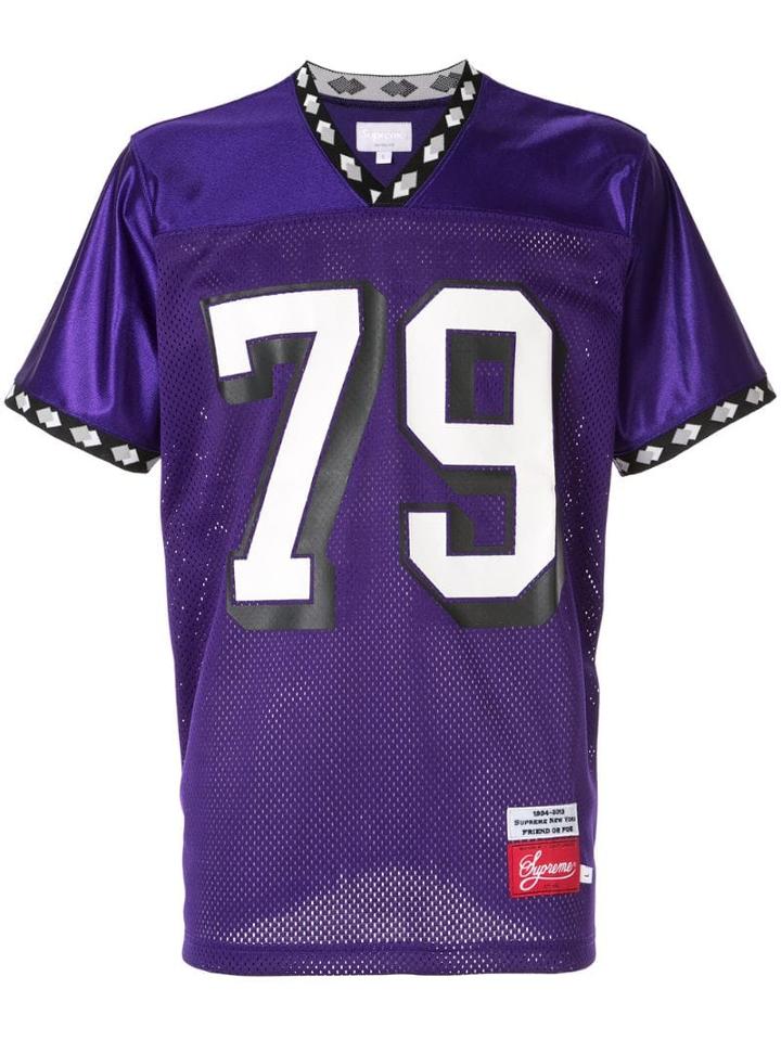 Supreme Diamond Rib Football Jersey - Purple
