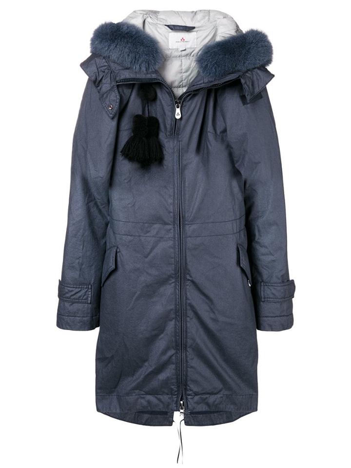 Peuterey Zipped Padded Coat - Blue