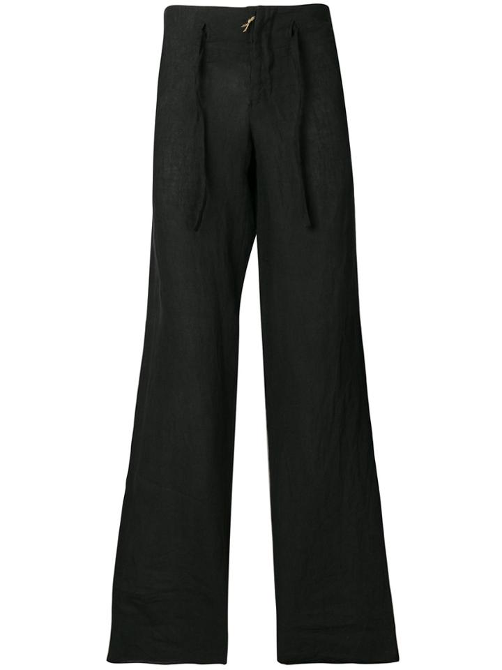 Romeo Gigli Vintage Loose Fit Trousers - Black