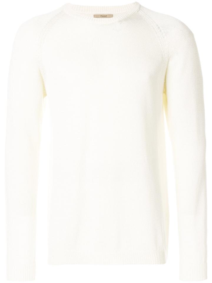 Nuur Lightweight Knitted Sweater - White
