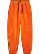 Burberry Archive Logo Towelling Sweatpants - Yellow & Orange