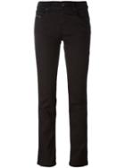 Diesel Straight Leg Jeans, Women's, Size: 26, Black, Cotton/spandex/elastane