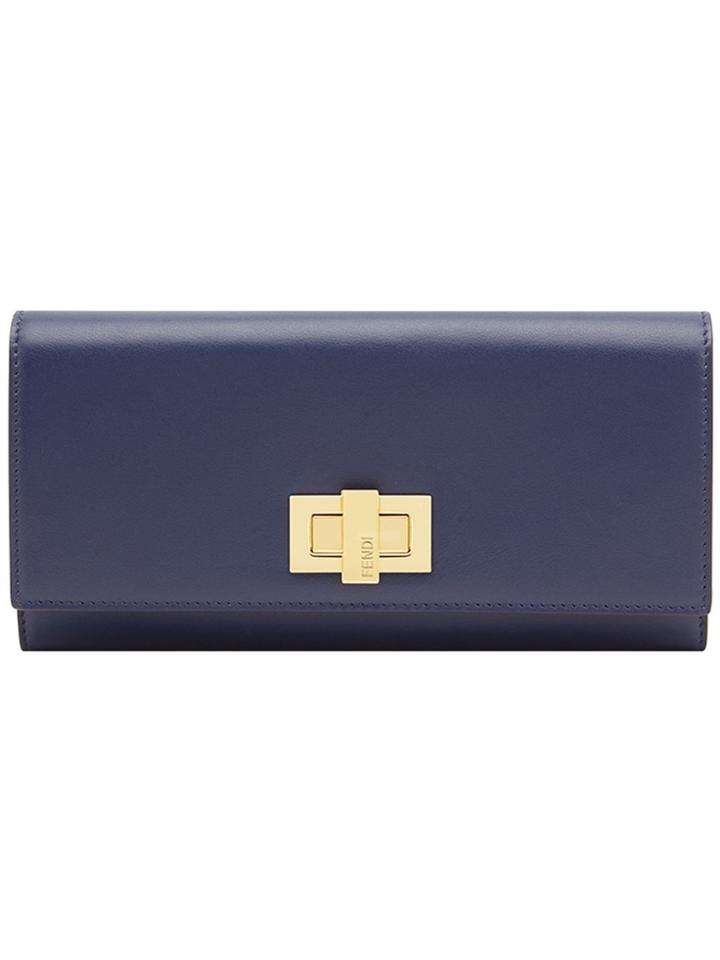 Fendi Peekaboo Continental Wallet - Blue