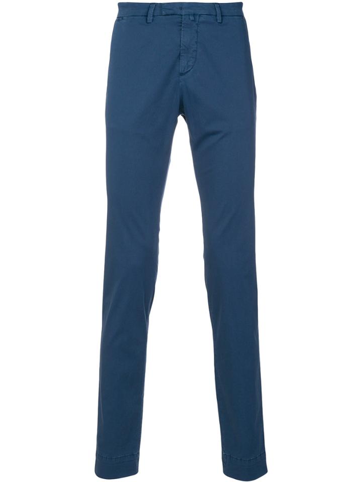 Briglia 1949 Slim Chinos - Blue